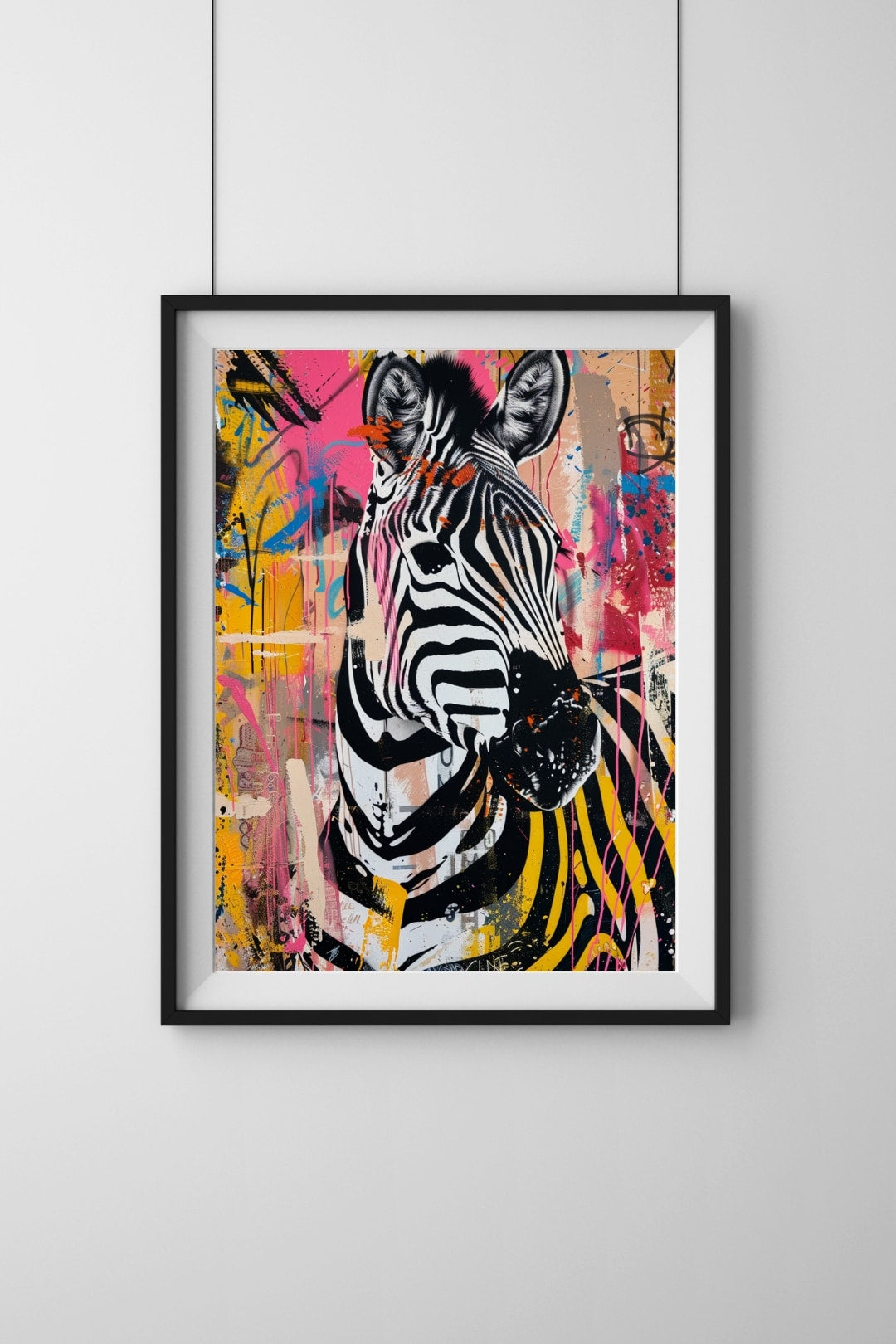 Poster Zebra Banksy