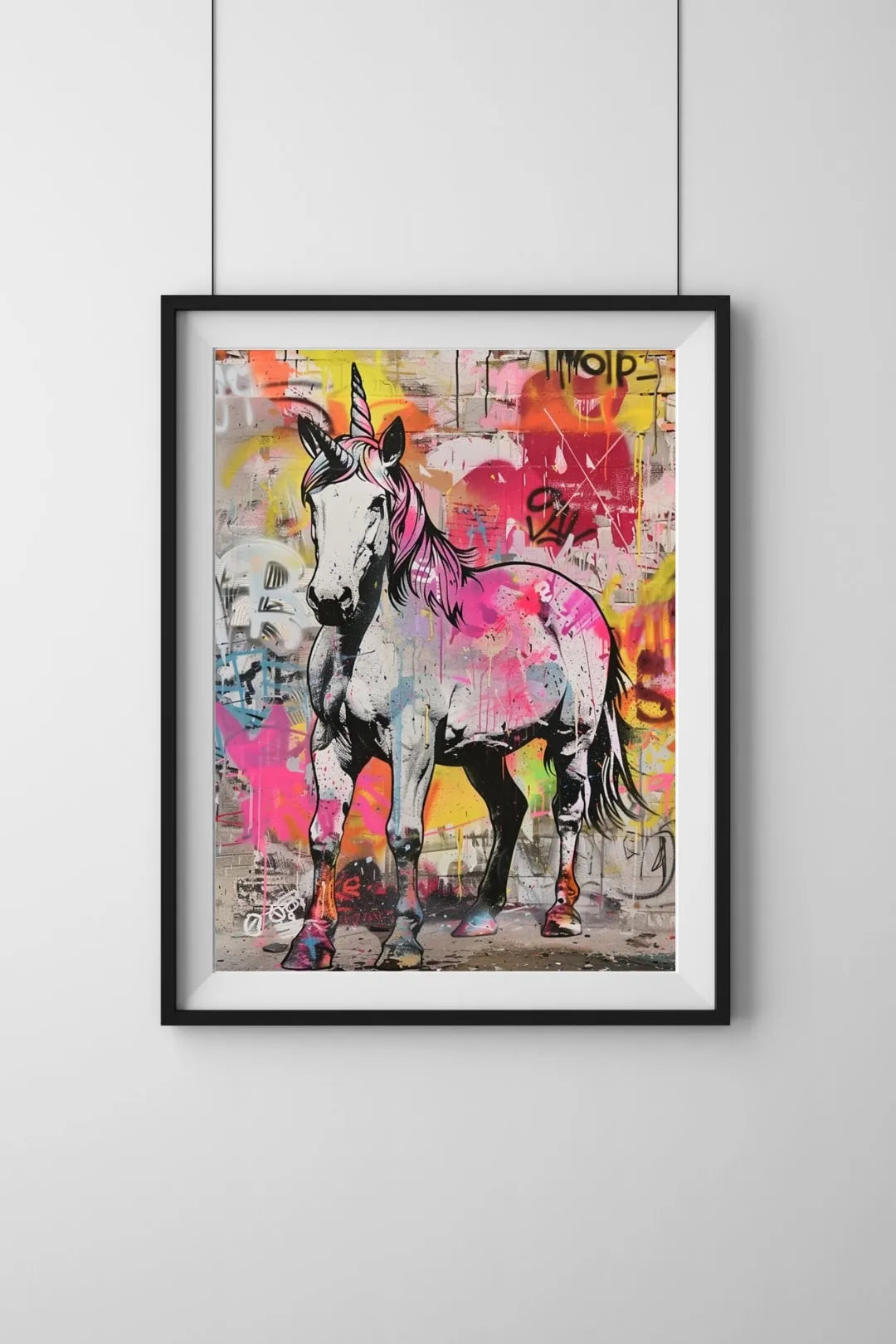 Poster Urban Unicorn Banksy