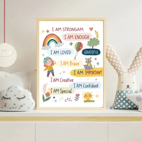 Poster_Kinderzimmer_Affirmationen_WORLDOFPOSTER