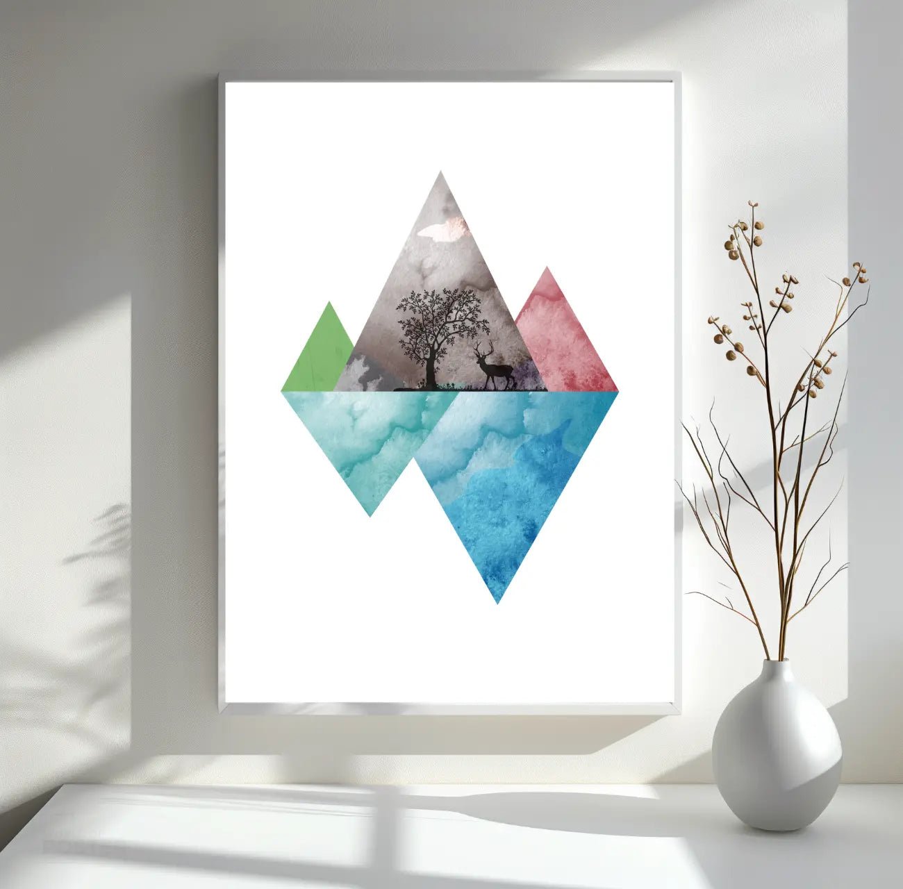 Skandinavisches Poster - Nordische Formen - WORLD OF POSTER