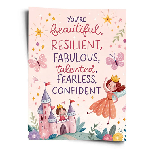 Prinzessinnen-Motivationsposter für Kinder WORLD OF POSTER