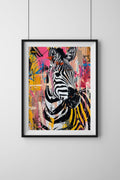 Poster Zebra Banksy