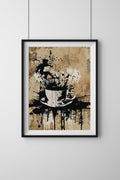 Poster Küche Kaffee Banksy