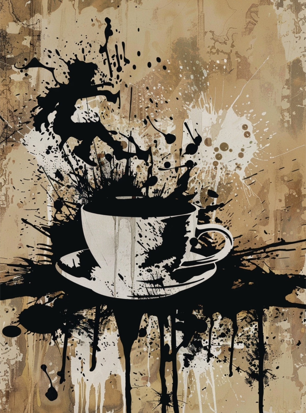 Poster Küche Kaffee Banksy