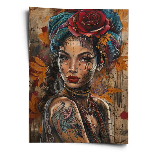 Poster_Modern_Art_Exotic_Woman_Ami_James_Stil