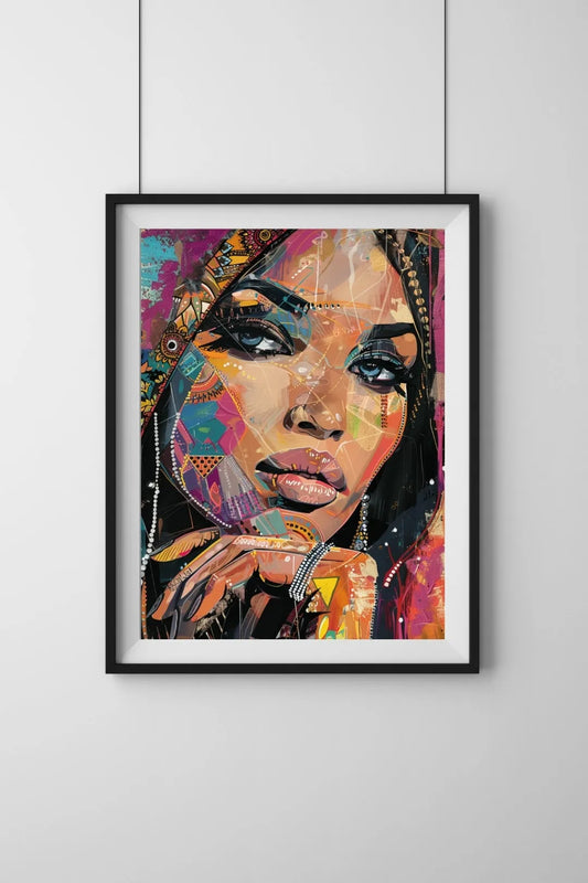 Poster Modern Art Woman Danny O'Connor Stil