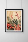 Poster Pflanzen Retro-Stil