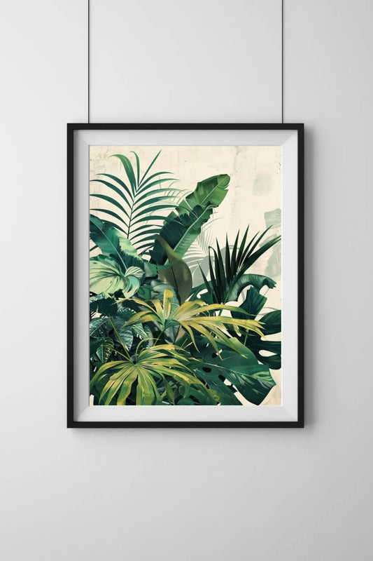 Poster Vintage-Pflanzenkunst