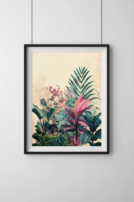 Poster Pflanzen Botanische Eleganz