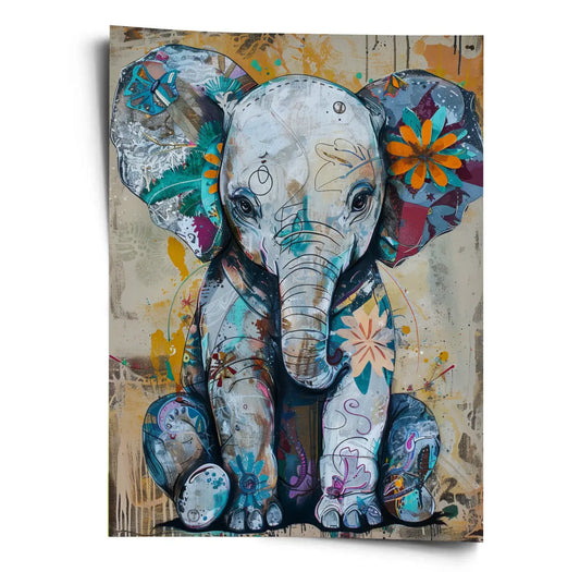 Poster_kleiner_Elefant_worldofposter