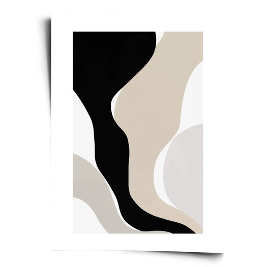 Abstraktes Wandbild - Scandi Flow - WORLD OF POSTER