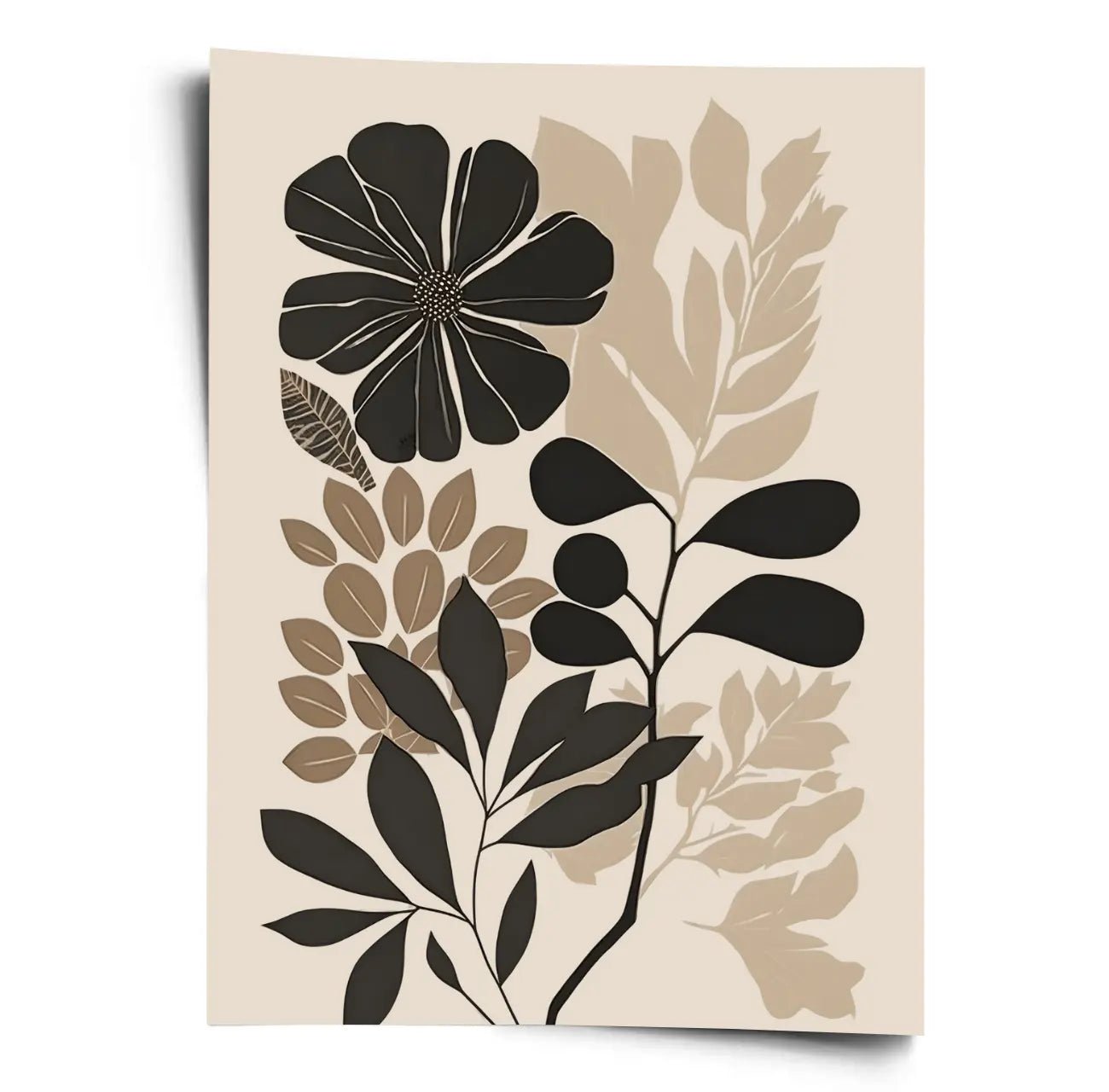 Botanisches Poster - Floral Shadows - WORLD OF POSTER