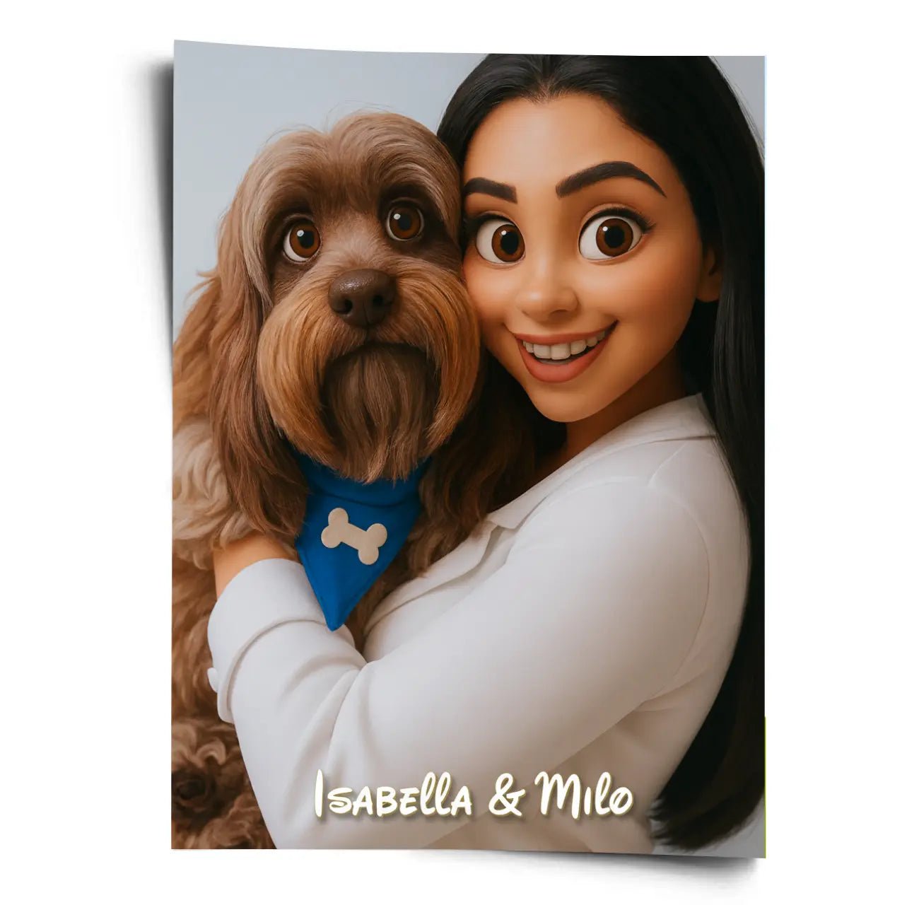 Personalisiertes Poster - Haustier Cartoon Portrait