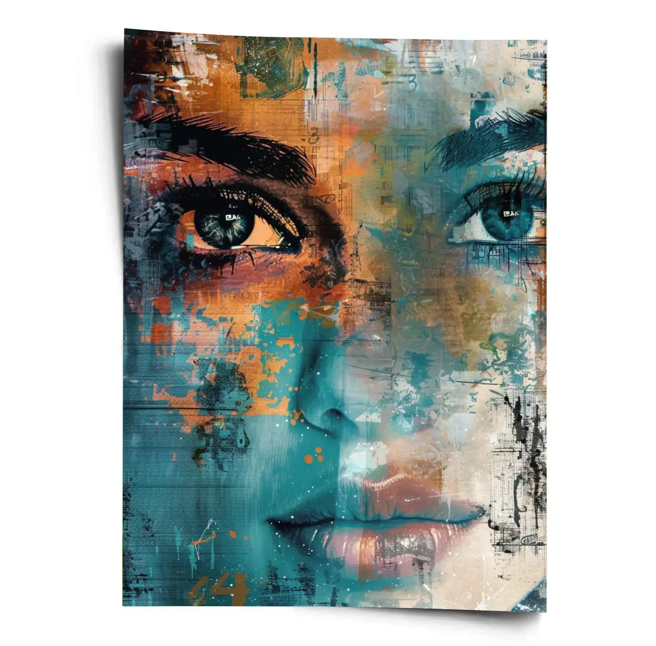 Poster Abstrakt Girl - WORLD OF POSTER