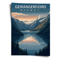 Poster Norwegen - Geirangerfjord - WORLD OF POSTER