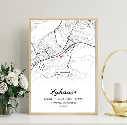 Poster Personalisiert - Dein Lieblingsort als Kunstwerk - WORLD OF POSTER