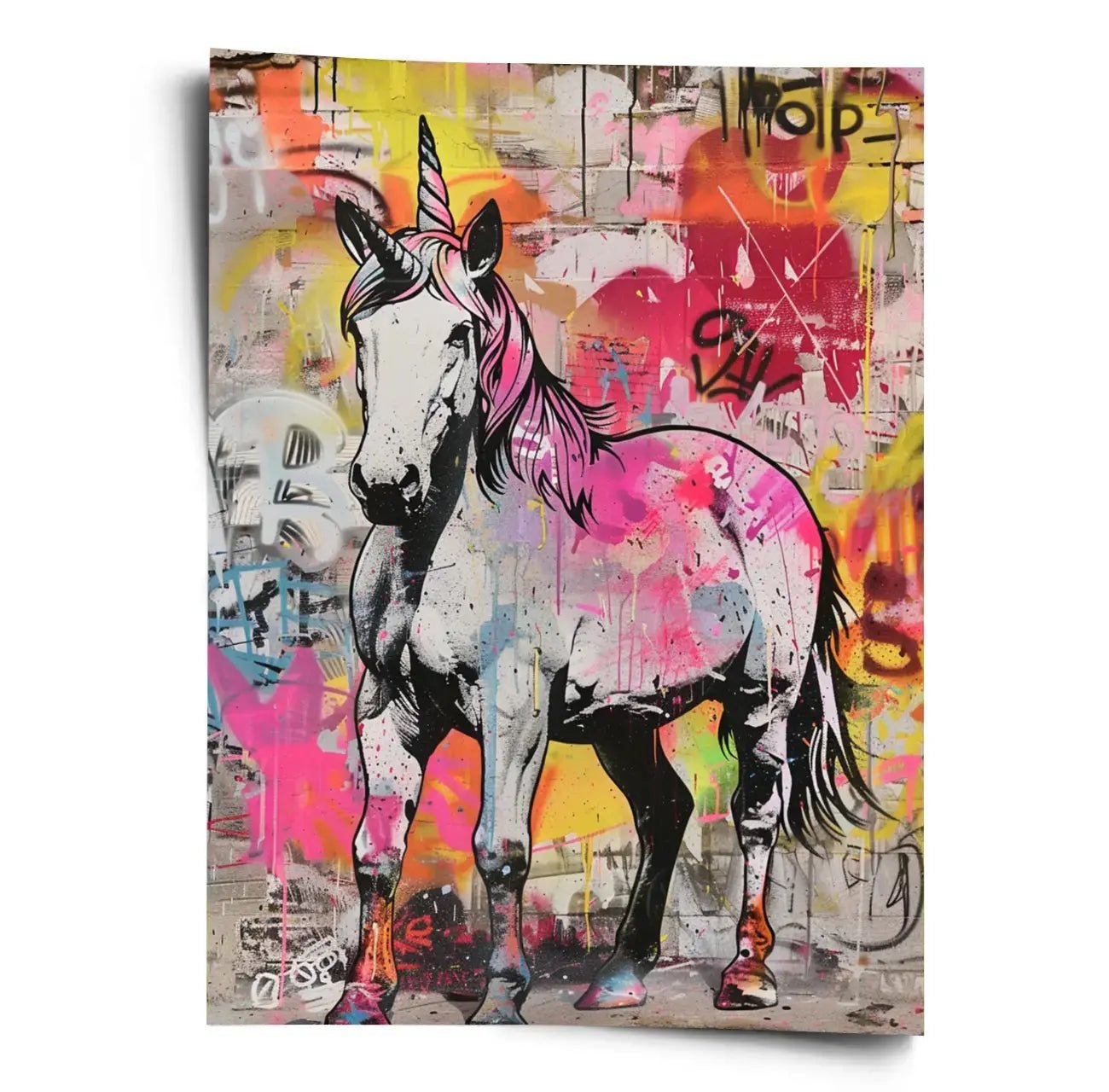 Poster Urban Unicorn Banksy - WORLD OF POSTER