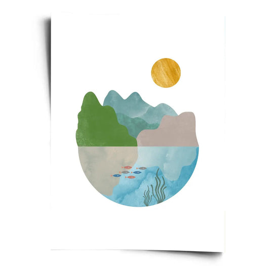 Skandinavisches Poster - Nordic Horizon - WORLD OF POSTER