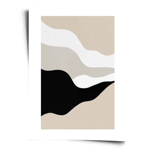 Skandinavisches Poster - Nordic Waves - WORLD OF POSTER