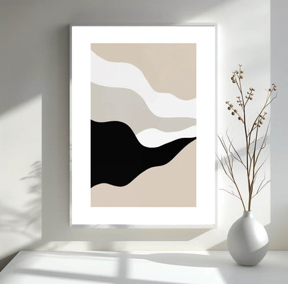 Skandinavisches Poster - Nordic Waves - WORLD OF POSTER