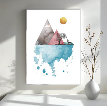 Skandinavisches Poster - Silent North - WORLD OF POSTER