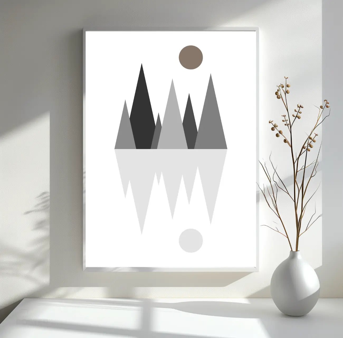 Skandinavisches Wandbild - Nordic Silence