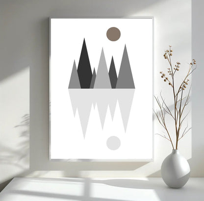 Skandinavisches Wandbild - Nordic Silence